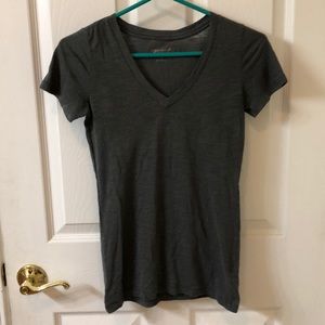 Gray V Neck